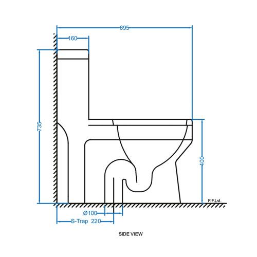 Keats One Piece Toilet