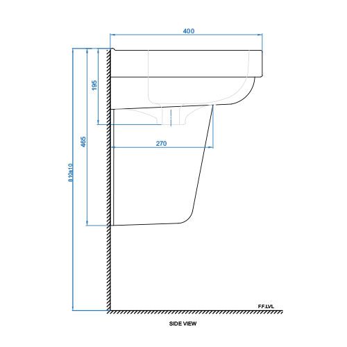 Fiana Half Pedestal Basin