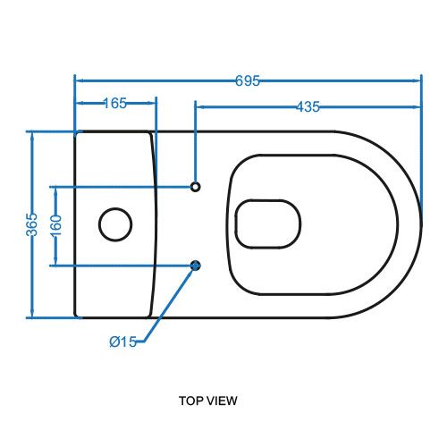 Keats One Piece Toilet